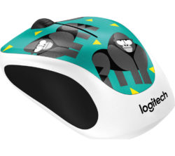 LOGITECH  Gorilla M238 Wireless Optical Touch Mouse - Green & Grey